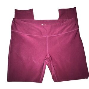 Mondetta Red Leggings with Stretchy Fit and Wide Waistband XL